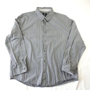 Calvin Klein Mens Long Sleeve Shirt Size XXL Gray